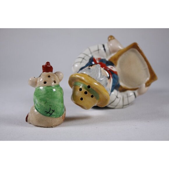 Vintage 1950's Organ Player and Monkey salt and pepper shakers, Shafford hand - Picture 3 of 10